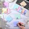12 Pack Cat Sticky Notes Small to Do List Notepad Funny Cute Kitty Cat Theme Memo Pads for Office School, 600 Sheets in Total(Light Colors,Cute Cat)